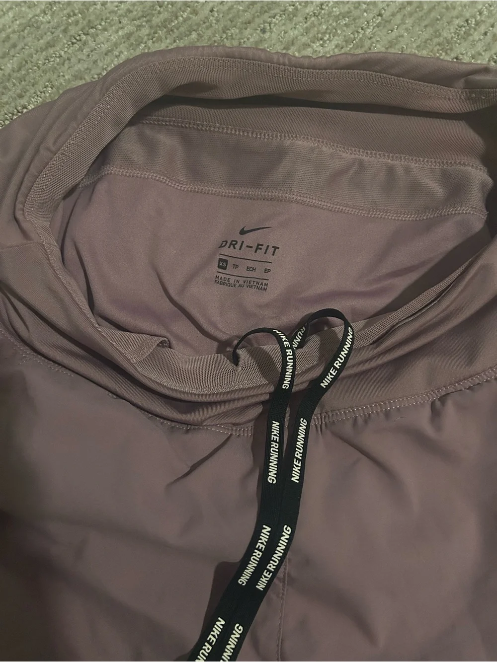 Nike Women's Mauve-Pink Athletic Running Shorts